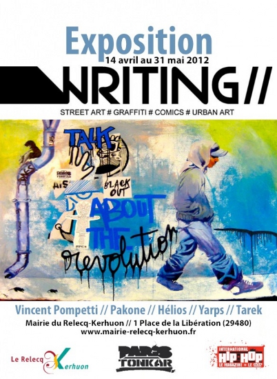 Exposition “Writing” par Tarek et Pompetti